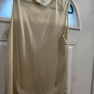 Sleeveless Beige Top